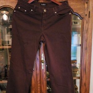 David Kahn Brown jeans. Size 8